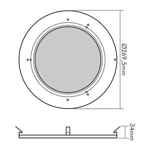 Nobile - Mechanisches Zubehör/Ersatzteile für Leuchten Linse 90Gr. 1740031611