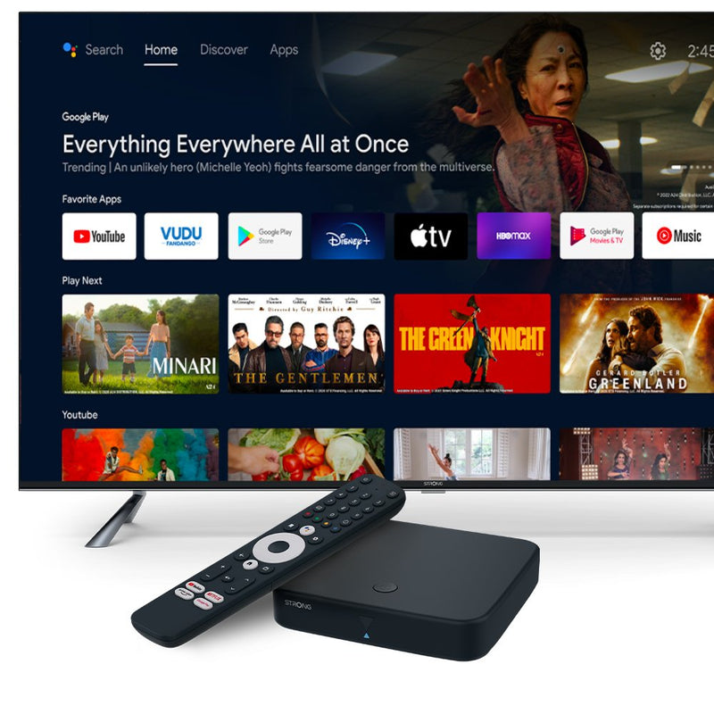 Strong - Zubehör/Ersatzteile für Fernseher 4K Streaming Box SRT420 AndroidTV,DVB-T2HD