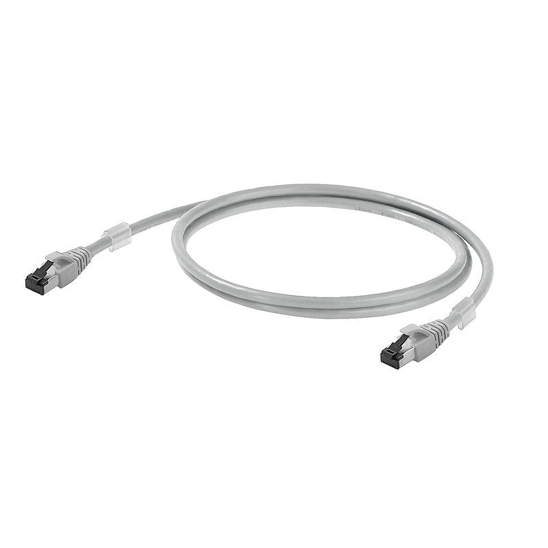 Weidmüller - Patchkabel Kupfer Industrie Patchkabel IEC6FP8LD0030M40M40D 3m grau − 1 Stück