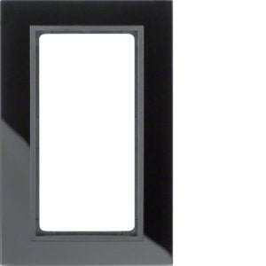 Berker - Abdeckrahmen Glasrahmen 13096616 Ausschnitt B.7 Glas