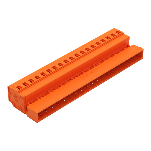 WAGO - Kabelsteckverbinder für Leiterplattensteckverbinder 1-Leiter-Stiftleiste 231-649 CAGECLAMP,2,5mm²,or − 10 Stück