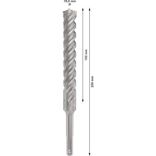 Bosch - Bohrer PRO SDS plus-5X 2608836636 Hammerbohrer 19 x
