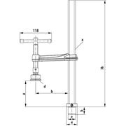 BESSEY - Zubehör/Ersatzteile für Spannwerkzeuge Spannelement mit TWM28-30-12 Spezialdruckplatte