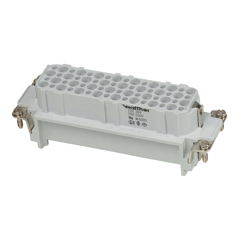 Walther Werke - Kontakteinsatz für Rechtecksteckverbinder Kontaktträger D64 720364 Crimp f.Buchsenkont