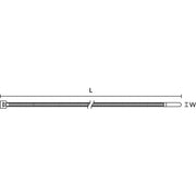 HellermannTyton - Kabelbinder T30R PA11 BK 100 150x3,5mm − 100 Stück