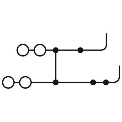 Phoenix Contact - Durchgangs-Reihenklemme Doppelstockklemme PTTBS 2,5-TWIN/2P-PV − 50 Stück