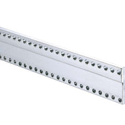 Heitec - Befestigungsteil für Baugruppe mit Rastermaß 482,6 mm (19 Zoll) Z-Profil f.Steckverbinder 3684.599 IEC60603-2 20TE