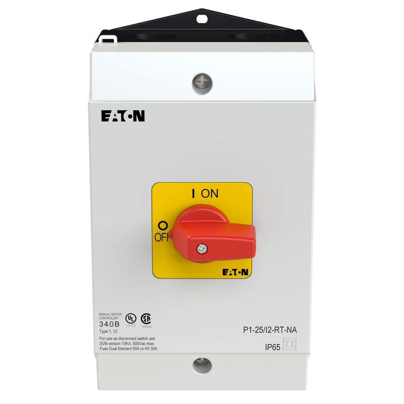 Eaton - Lasttrennschalter EIN-AUS-Schalter P1-25/I2-RT-NA P1 25A Aufbau