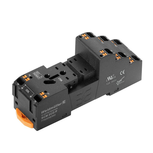 Weidmüller - Relaissockel SCM 2CO P − 10 Stück