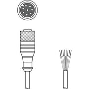 Leuze - Konfektioniertes Sensor-Aktor-Kabel Anschlussleitung KD U-M12-8A-P1-300