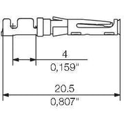 Weidmüller - Zubehör/Ersatzteile für Industriesteckverbinder Steckverbinder RSV CB1,6R22-20AU,75I1,8 − 5000 Stück