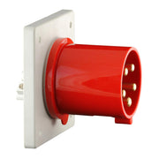 Walther Werke - CEE-Gerätestecker (IEC 60309) Anbaugerätestecker 665406 gerade 63A 4P 6h − 5 Stück