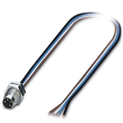 Phoenix Contact - Rundsteckverbinder, feldkonfektionierbar (Industriesteckverbinder) Einbausteckverbinder SACC-DSI-M  #1453481 4-polig M8