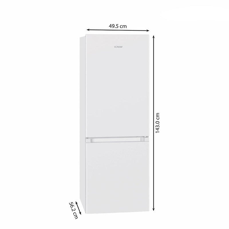 Bomann DA - Kühl-/Gefrierkombination Kühl/Gefrierkombi KG 322.1 ws 50cm,165L − 2 Stück