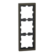 Merten - Abdeckrahmen Rahmen 3f.moccamet MEG4030-6552 D-Life Metall