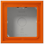 Jung - Aufputzgehäuse für Unterputzgerät Aufputz-Kappe 1fach LC 581 A 260 orange vif (4320S)
