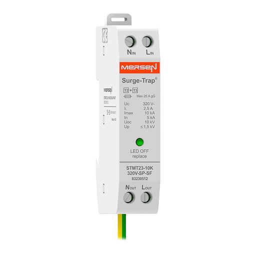 Mersen - Überspannungsableiter für Energietechnik/Stromversorgung Überspannungsableiter STMT23-10K320V-SP-SF Typ2+3 10kA Uc230V