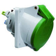 Bals Elektrotech - CEE-Anbausteckdose (IEC 60309) Anbausteckdose geneigt 32A 12871 4p >50V 10h IP44