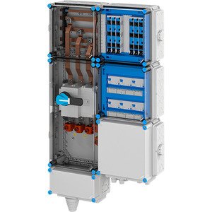 Hensel - Verteilerschrank für Energieversorgung Ladeverteiler Mi EV 11kW 6100 f.6 Ladep. a 11kW