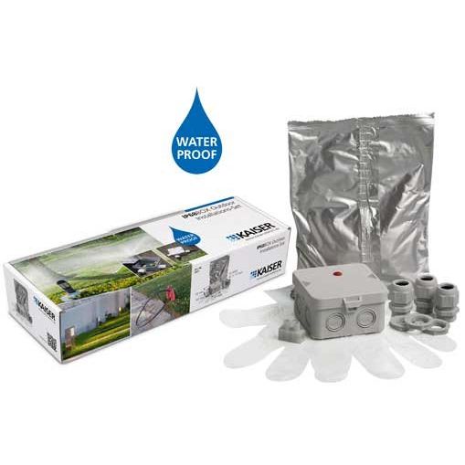 Kaiser - Dose, Gehäuse für Montage auf der Wand/Decke Outdoor Installations-Set 2521 IP68BOX − 10 Stück