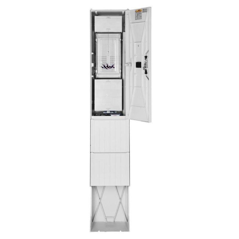 GSAB Elektrotechnik - Zähler-Komplettschrank Zähleranschlusssäule 49.00.1P11HSA Mainova 1Z-o.TSG