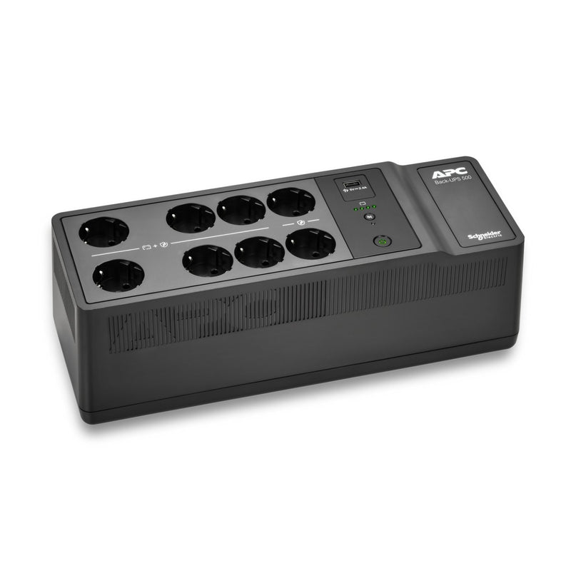 Schneider Elec.(APC) - USV-Anlage APC BACK-UPS 500VA, BE500G2-GR 230V, 1 USB-PORT