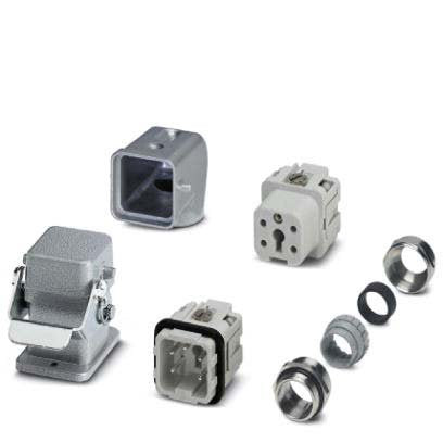 Phoenix Contact - Rechtecksteckverbinder, Set (Industriesteckverbinder) Steckverbinder-Set HC-KIT-A04-R01