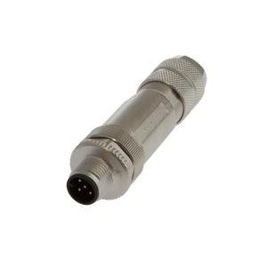 Ipf Electronic - Rundsteckverbinder, feldkonfektionierbar (Industriesteckverbinder) Kabelstecker, gerade, VK003Y29 Schraubanschluss