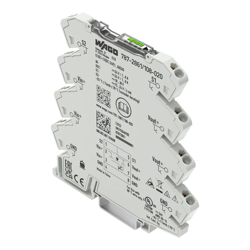 WAGO - Stromüberwachungsgerät Schutzschalter Elektron. 787-2861/108-020 DC24V 1...8A