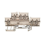 Weidmüller - Durchgangs-Reihenklemme Klemme ZDK 2.5/3AN DU-PE Federanschl.,2.5mm² − 50 Stück