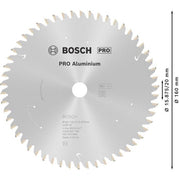 Bosch - Kreissägeblatt PRO Aluminium cordless 2608837758 Kreissägeblatt 165 x