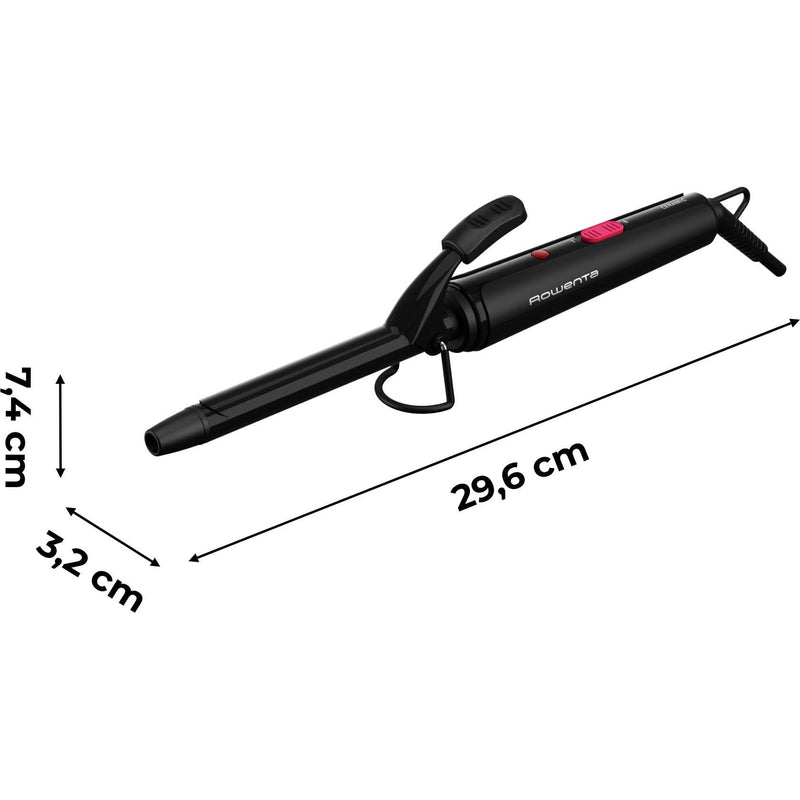Rowenta - Haartrockner/Haarstyler Frisierstab CF2119 sw Curling Tong Basi