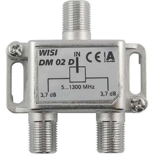 Wisi - Abzweiger und Verteiler Verteiler 2f. DM 02 D 5-1300MHz 3,7dB Cl.A − 1 Stück by Wisi
