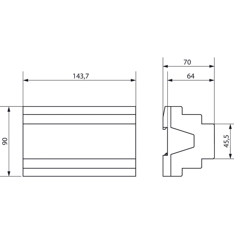 Theben - Bussystem-Heizungsaktor Heizungsaktor HM 12 T KNX FIX2 Modul − 1 Stück