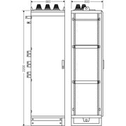 Hensel - Sicherungslasttrennschalter mit Gehäuse PV-Wechselrichter-Sammler SAS PV 7480 555 kVA