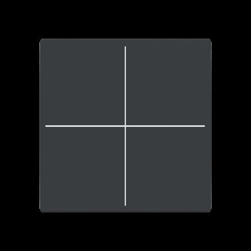 Busch-Jaeger - Bussystem-Tastwippe Abdeckung, 4-fach LFW/A.4.63.11-81 für Keypad