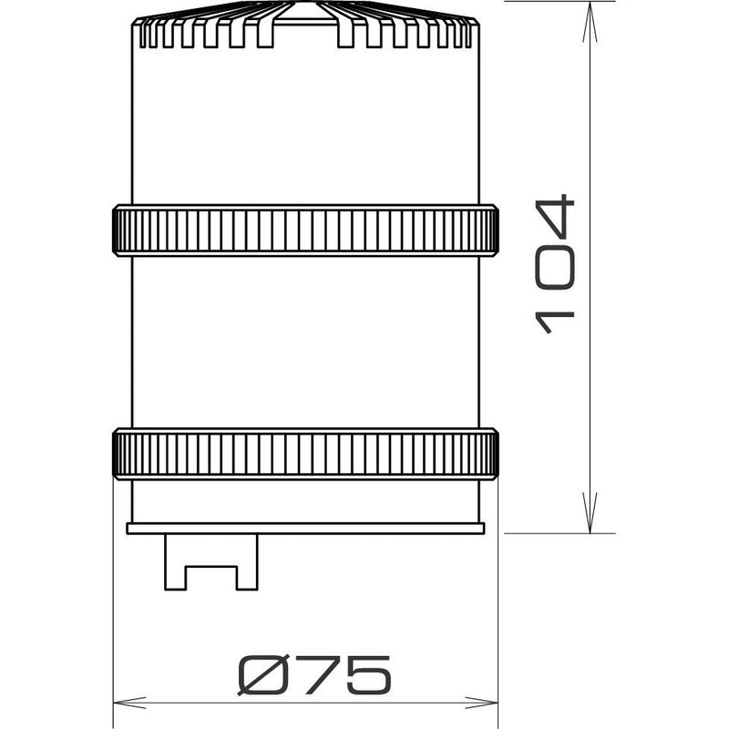 Grothe - Signalsäulenelement, akustisch Schallgeber TSG 8785 12/24V