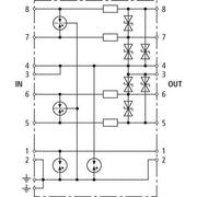 DEHN - Überspannungsableiter für Informations-/MSR-Technik ÜS-Ableiter Blitzductor VT BVT RS485 5
