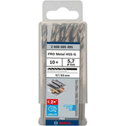 Bosch - Bohrer PRO Metal HSS-G 2608585495 Spiralbohrer 5,7 x