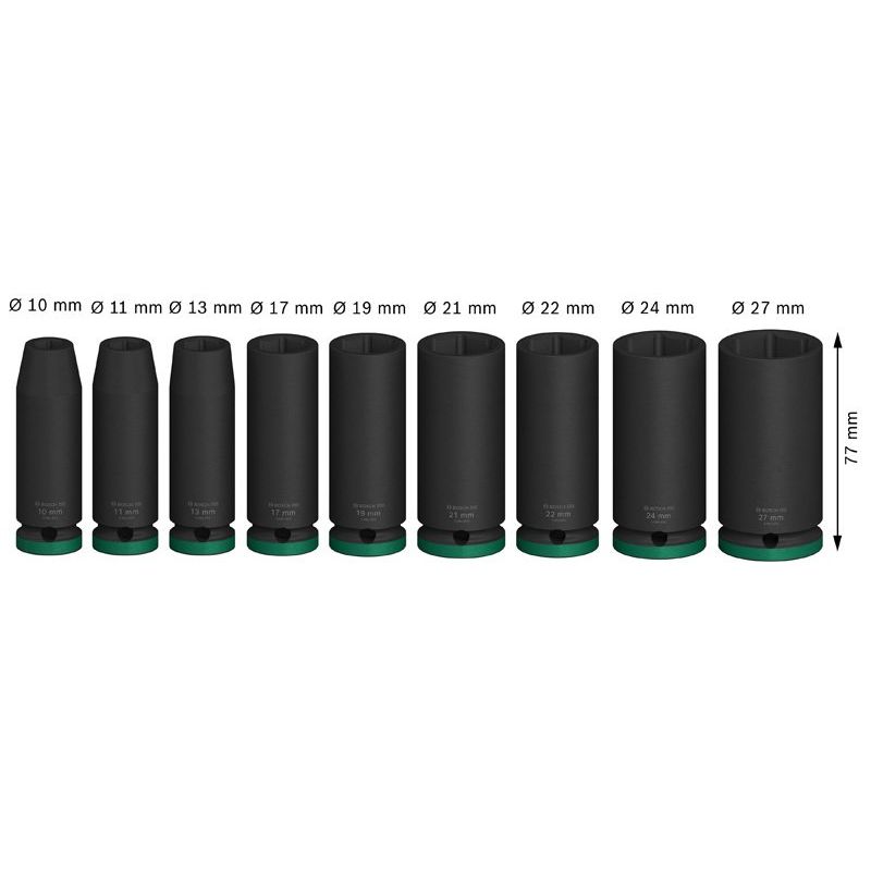 Bosch - Steckschlüsselset PRO Impact 2608003040 Steckschlüsselsatz