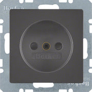 Berker - Steckdose anth/sa 6167336086 o. Schutzkontakt