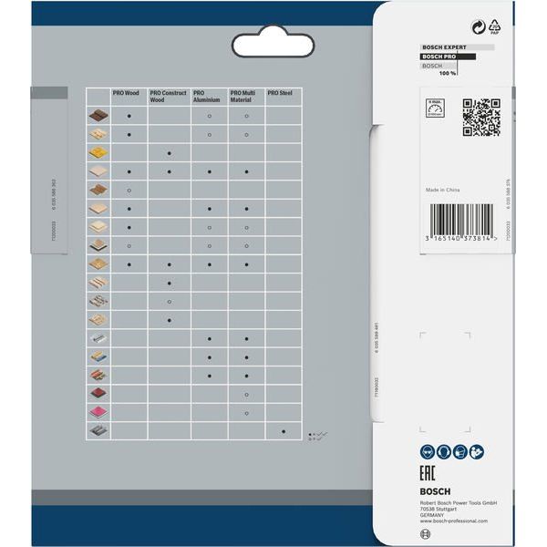 Bosch - Kreissägeblatt PRO Construct Wood 2608641199 Kreissägeblatt 150 x