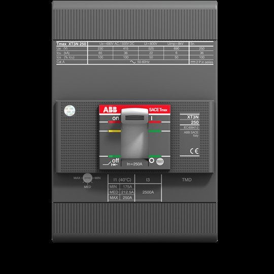 ABB Stotz S&J - Leistungsschalter für Trafo-, Generator- und Anlagenschutz Leistungsschalter TMAX XT3N250TMD1601603pFF