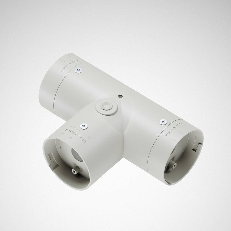 Trilux - Mechanisches Zubehör/Ersatzteile für Leuchten T-Verbinder Tugra T-Conn. Alu 23 grau