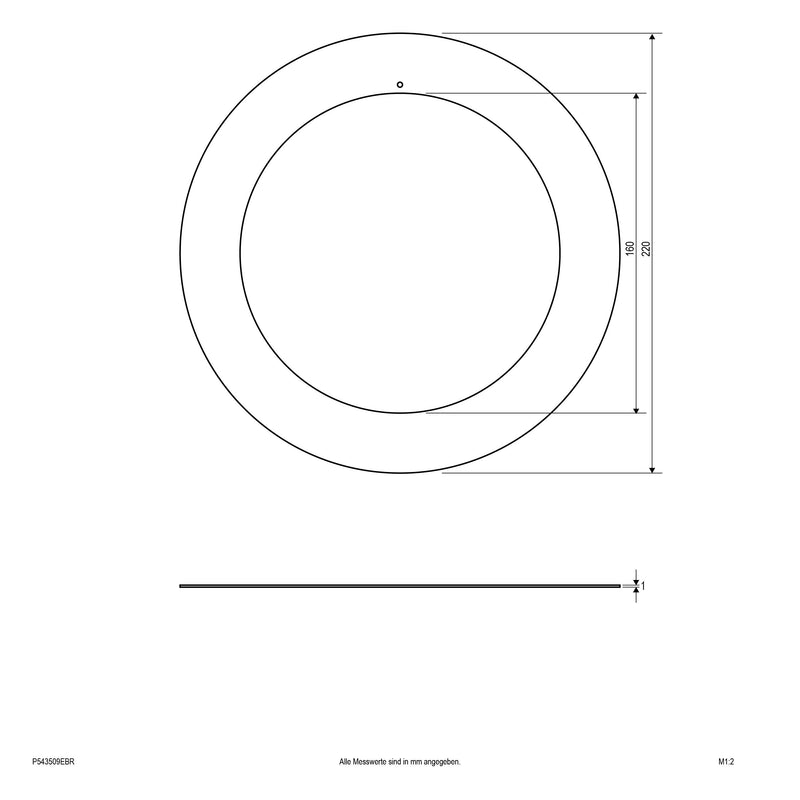 EVN Lichttechnik - Mechanisches Zubehör/Ersatzteile für Leuchten Reduzierring P543509EBR