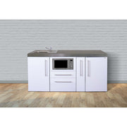 Stengel - Mini-Küche Miniküche Premiumline MPMMM180AKSKSrBl2Sn Mokka metallic