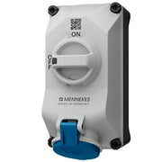 Mennekes - CEE-Steckdose abschaltbar, abgesichert (IEC 60309) Wandsteckdose 5601409G DUO 16A4P9h 230V