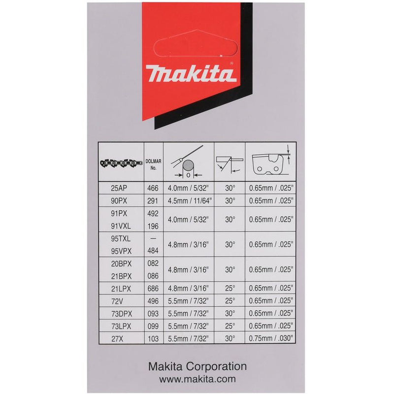 Makita - Sägekette 191X04-8 45cm 1,1mm .325Z 70T − 1 Stück