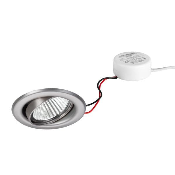 Brumberg Leuchten - Downlight/Strahler/Flutlicht LED-Einbaustrahler 40369223 3000K edelst. dimm