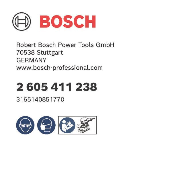 Bosch - Systemzubehör für Schleifen/Polieren (Akku/elektrisch/Druckluft) Staubbox mit Filter 2605411238 (schwarze